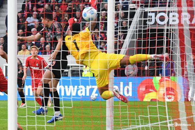 김민재 헤더골 장면. /AFPBBNews=뉴스1