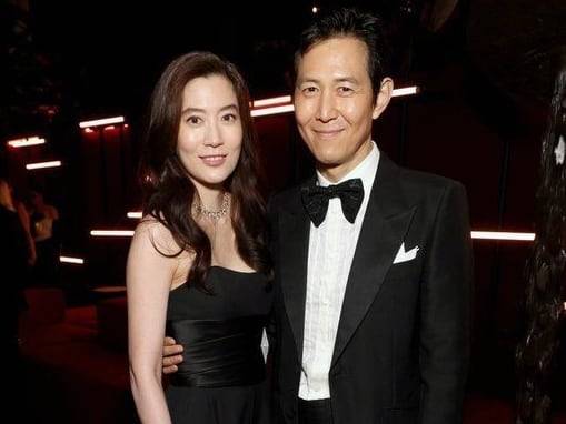 2023년 ‘LACMA 아트+필름 갈라’ 행사에 참석한 이정재와 임세령 대상그룹 부회장. /뉴시스