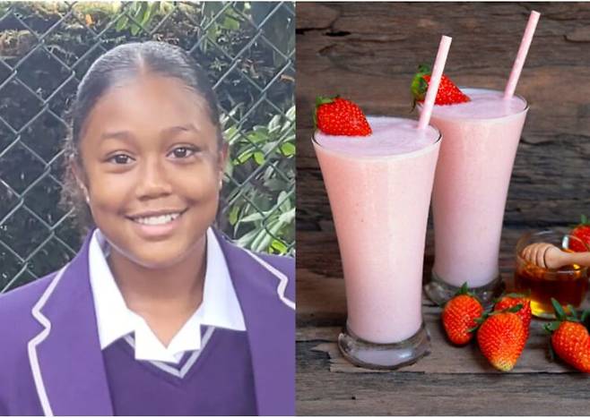 12세 소녀가 밀크셰이크 마신 후 갑작스럽게 사망한 사건이 일어났던 가운데, 최근 법원의 판결과 형사 소송의 결과가 나와 주목을 끌었다. [사진=영국 일간 더선 / 오른쪽=직접적 관련이 없음. 밀크셰이크 이해를 돕기 위함_게티이미지뱅크]