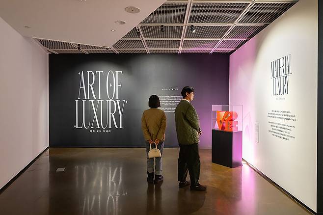 '아트 오브 럭셔리' 전시(쿠팡 제공)