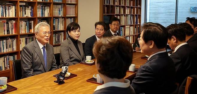 ▲ 문재인 전 대통령 예방한 이재명 대표 [연합뉴스]