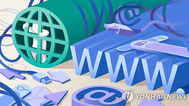 인터넷 미디어 과의존 (PG) [강민지 제작] 일러스트