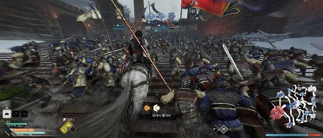 전장 분위기가 압도적