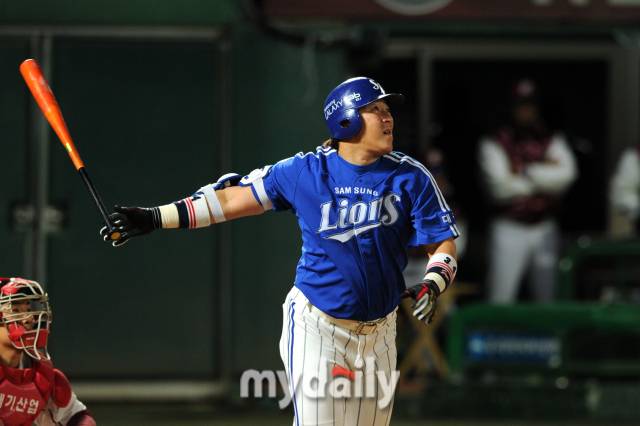 삼성 라이온즈 시절 최형우./마이데일리