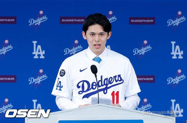 [사진] LA 다저스 사사키 로키. ⓒGettyimages(무단전재 및 재배포 금지)