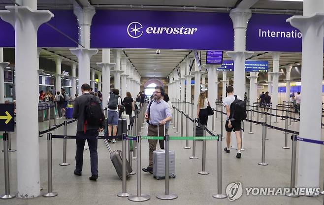 영국 런던 세인트판크라스역 [EPA 연합뉴스 자료사진]