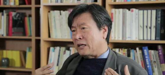 지난 24일 김누리 중앙대학교 독어독문학과 교수 인터뷰 모습