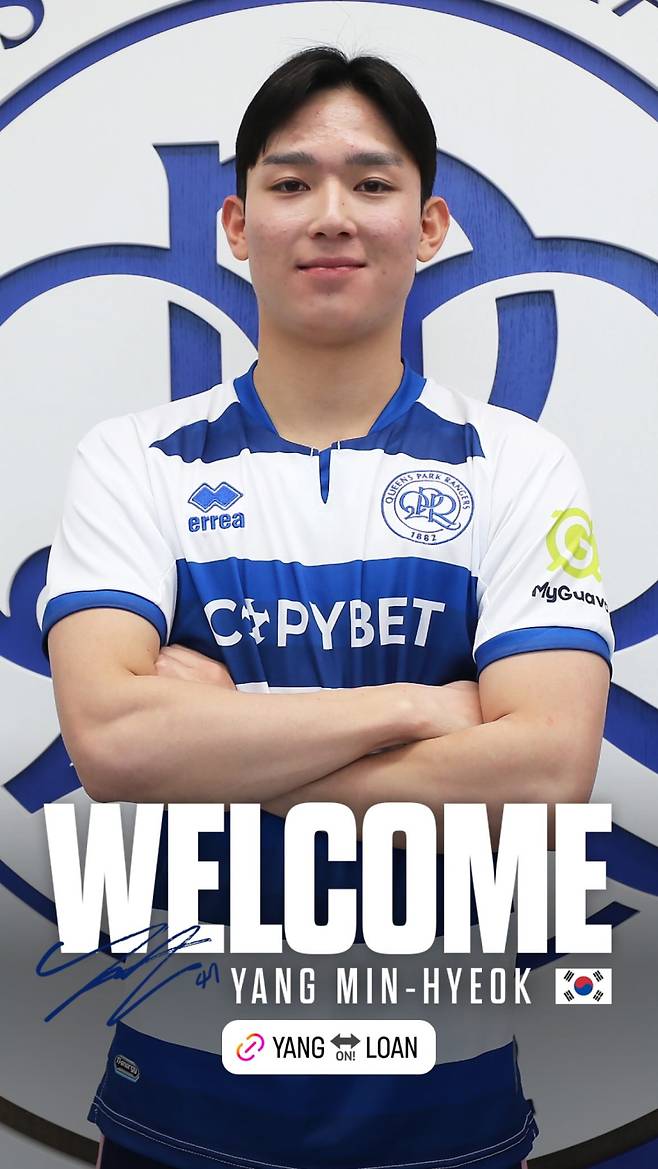 30일 챔피언십 QPR로 임대 이적한 양민혁. 사진=QPR SNS