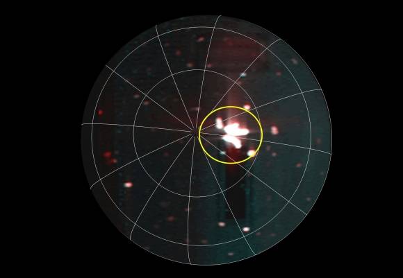 2024년 12월 27일 NASA 목성탐사선 주노가 촬영한 화산 핫스팟. NASA/JPL-Caltech/SwRI/ASI/INAF/JIRAM