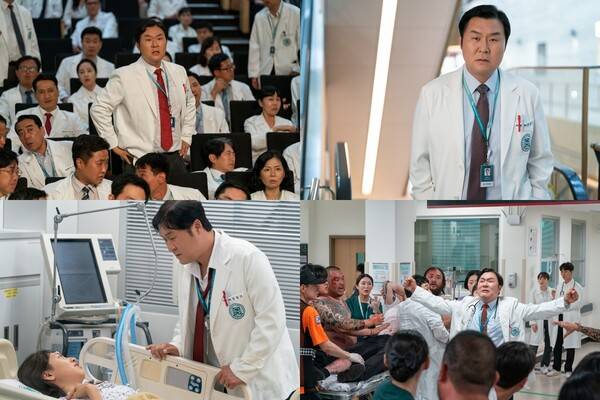 ▲ '중증외상센터'에서 맹활약한 윤경호의 연기 장면들. 방송화면 캡처