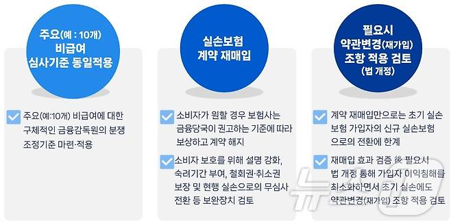 '비급여 관리 및 실손보험 개혁안'/사진제공=금융위원회