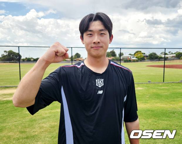 [OSEN=질롱(호주), 이상학 기자] KT 유준규. /waw@osen.co.kr