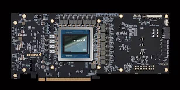 퓨리오사의 추론용 NPU '레니게이드' 모습. <퓨리오사 제공>