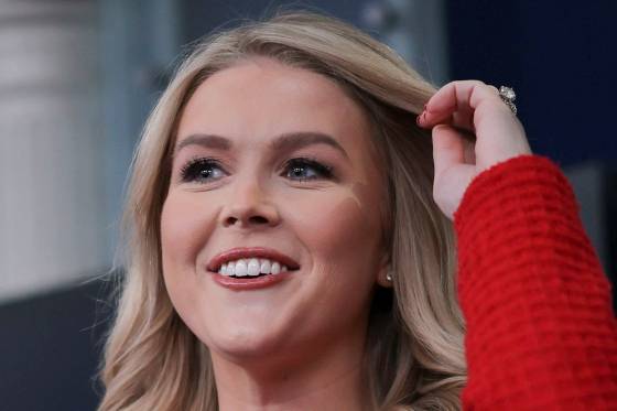 캐롤라인 레빗 백악관 대변인. 로이터=연합뉴스