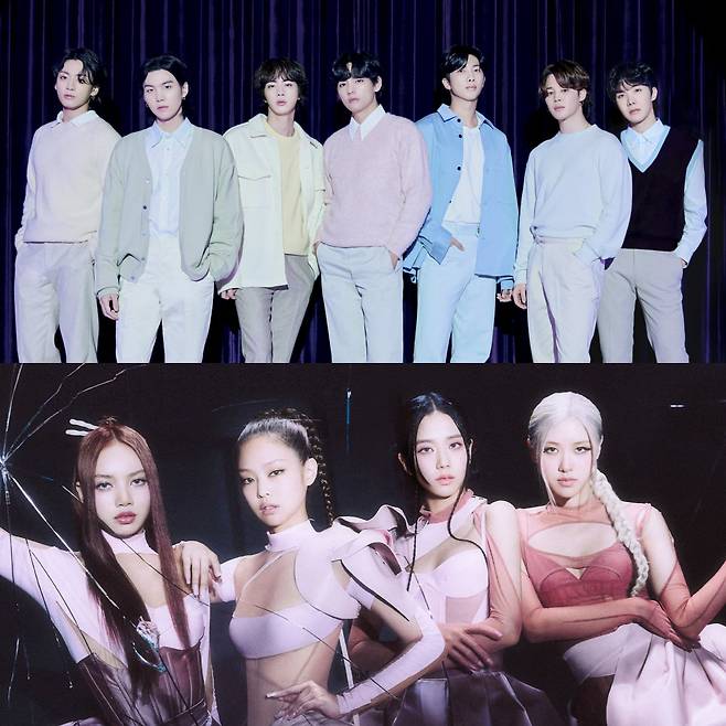 방탄소년단, 블랙핑크. / 사진제공=빅히트 뮤직, YG엔터테인먼트