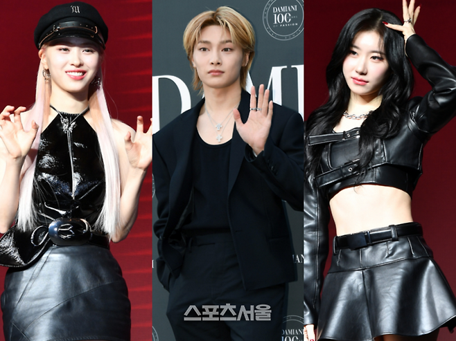 류진(왼쪽부터), 아이엔, 채령. 사진 | 스포츠서울 DB