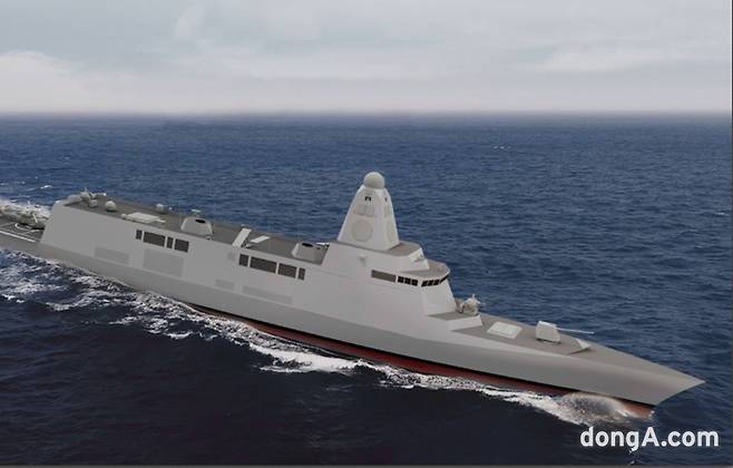 차세대 구축함 랜더링 이미지