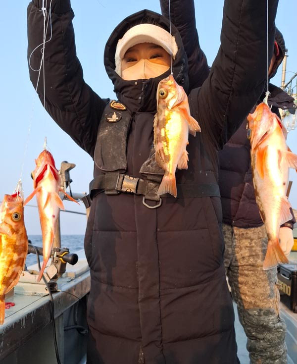 부산권 먼바다 심해왕열기 낚시.