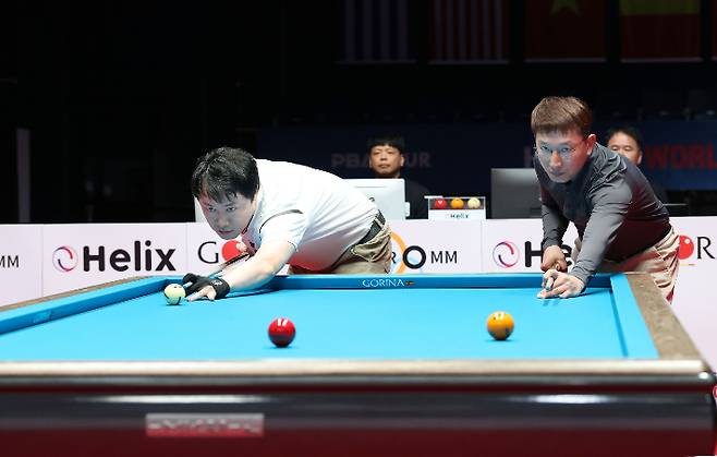 결승전 뱅킹 모습. PBA