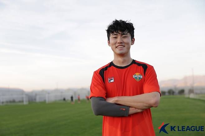 튀르키예에서 전지훈련 중이던 강원FC 이기혁. [한국프로축구연맹 제공. 재판매 및 DB 금지]