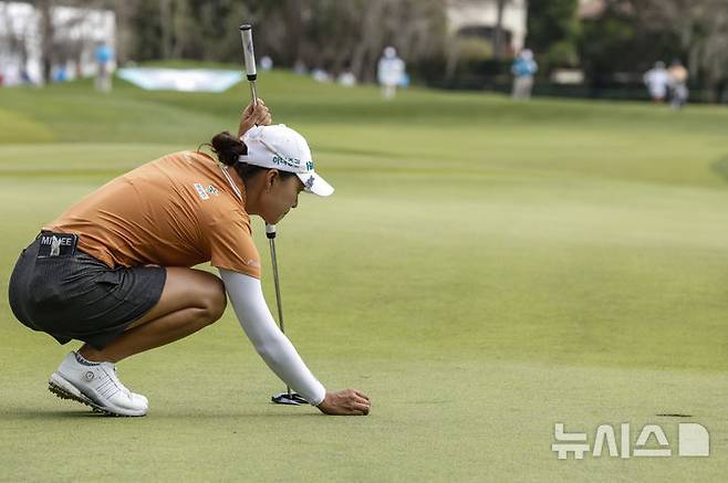 [올랜도=AP/뉴시스] 미국여자프로골프(LPGA) 투어 경기 장면. 2025. 2. 2.