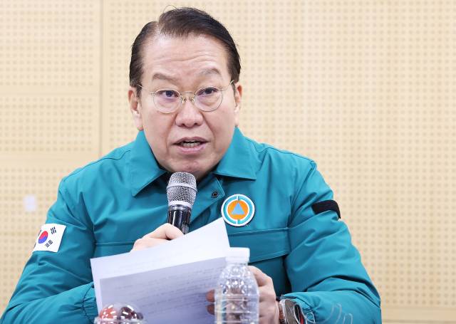 ▲국민의힘 권영세 비상대책위원장이 5일 오전 경기도 평택시 고덕변전소에서 열린 'AI 혁명 위한 전력망 확충 현장 방문 및 간담회'에서 발언하고 있다. ⓒ연합뉴스