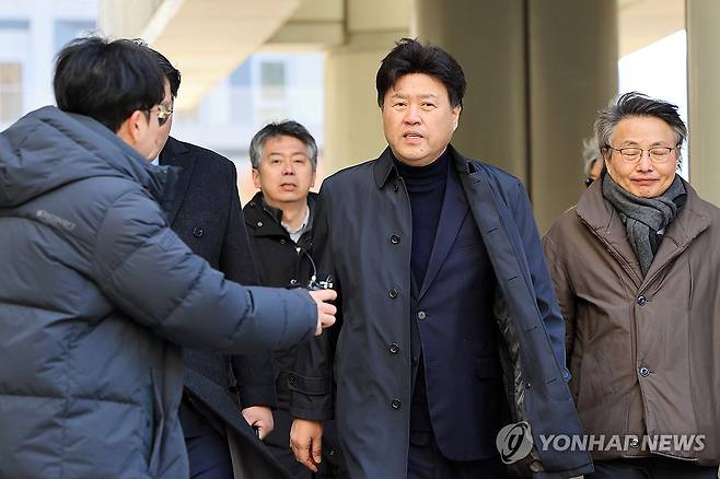 김용 전 민주연구원 부원장 2심 선고 공판 출석