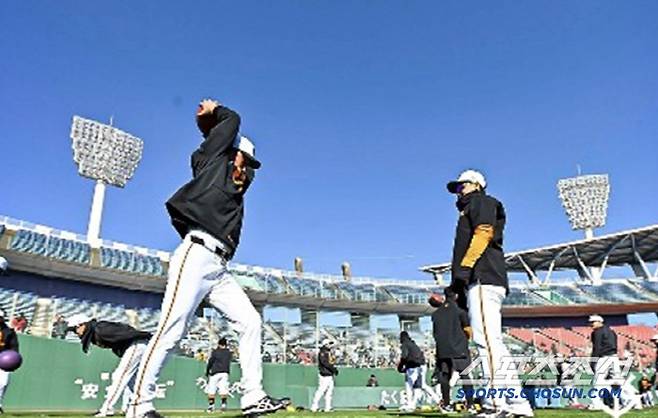 요미우리가 1차 스프링캠프를 차린 미야자키 선마린스타디움. 사진캡처=요미우리 자이언츠 SNS