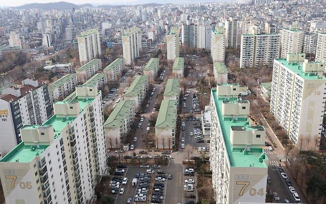 지난 6일 서울 양천구 목동 7단지 아파트 전경. 연합뉴스