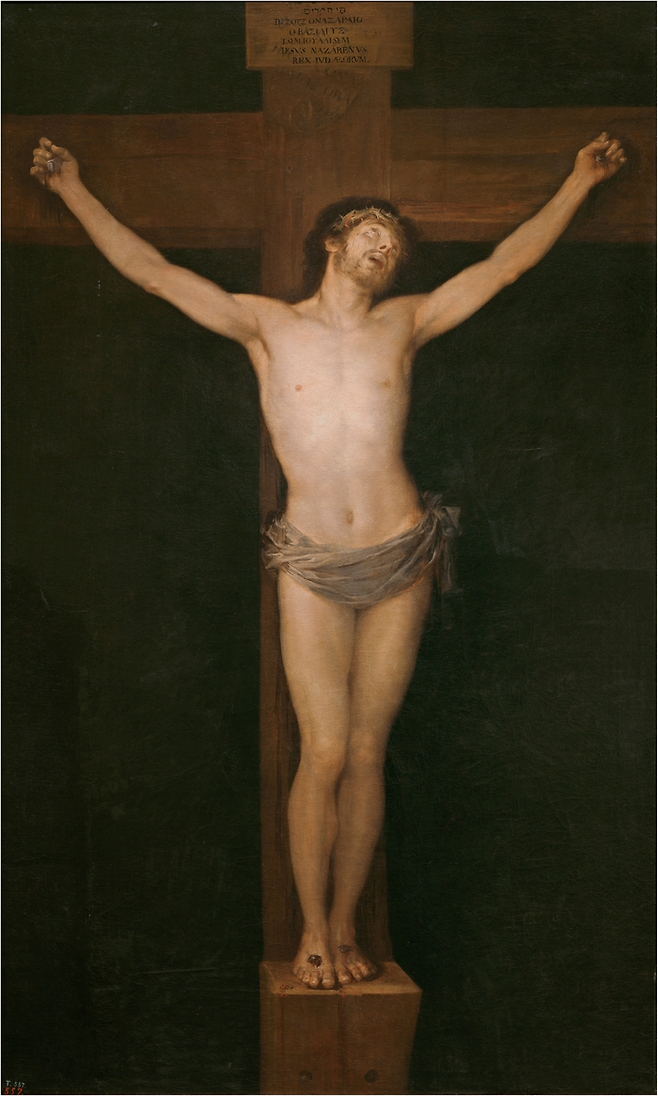 벨라스케스와 같은 4개의 못을 그린 고야의 [Christ Crucified], 1780 ©Museo Nacional del Prado