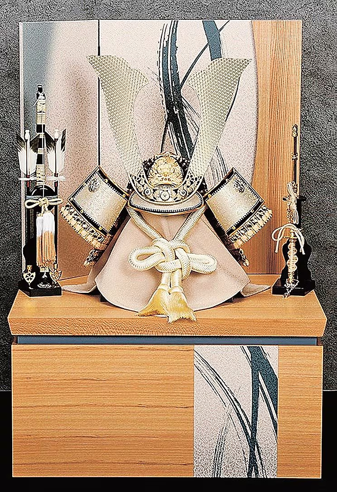 이시바 총리가 트럼프 대통령에게 선물한 금빛 사무라이 투구 [닌교노하나후사]