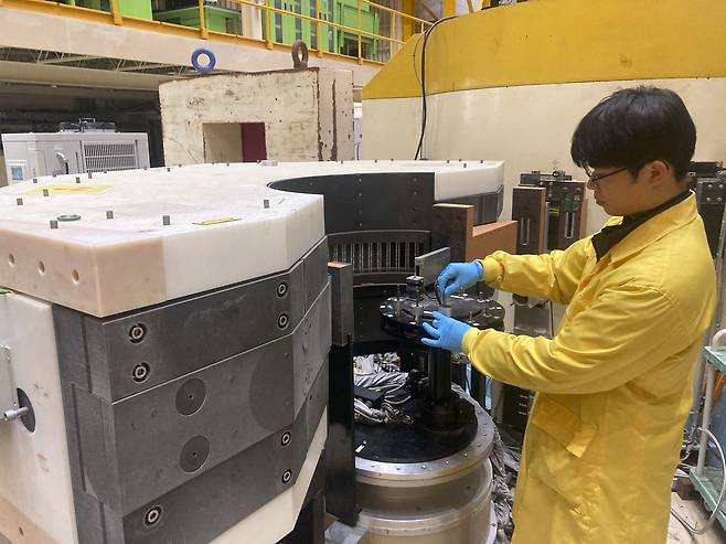 하나로 이용해 LFP 폐배터리 추출 소재 분석  [한국원자력연구원 제공. 재판매 및 DB 금지]