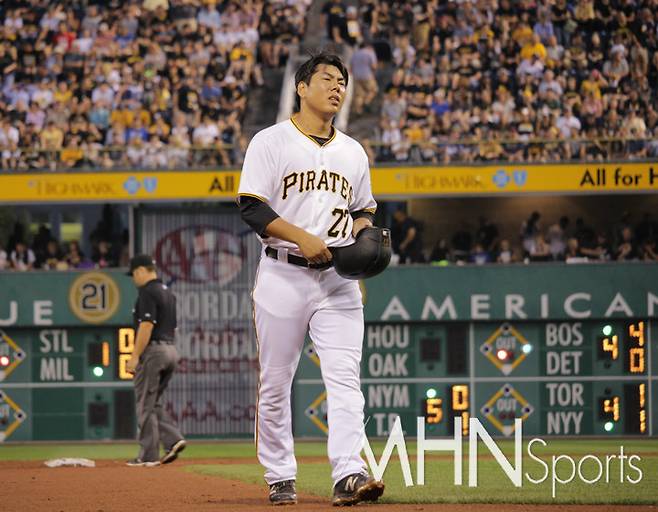 (메이저리그 피츠버그 시절의 강정호)