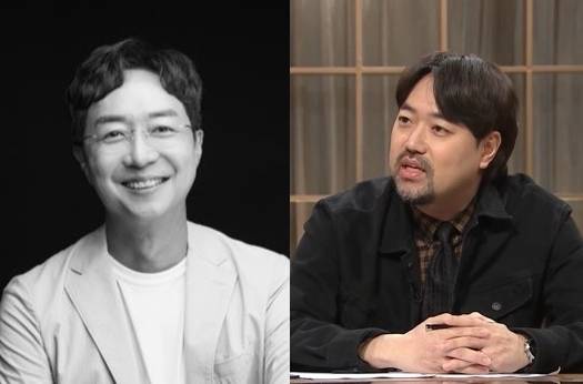 유현준 홍익대학교 건축도시대학 교수(왼쪽), 곽민수 한국 이집트학 연구소장. (부산시청 제공, EBS 갈무리) /뉴스1