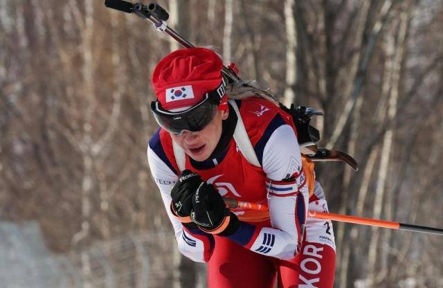 하얼빈AG) 압바꾸모바예카테리나 여자 바이애슬론 7.5km 스프린트 금메달
