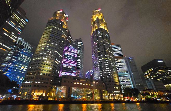 싱가포르 야경 / 사진=김혜성 여행+ 기자