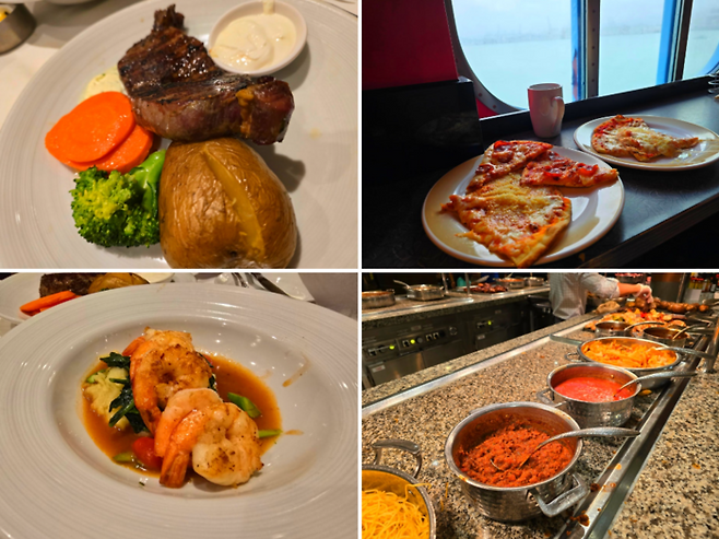 내부 무료 식당에서 다양한 음식을 맛볼 수 있다/ 사진=김혜성 여행+ 기자