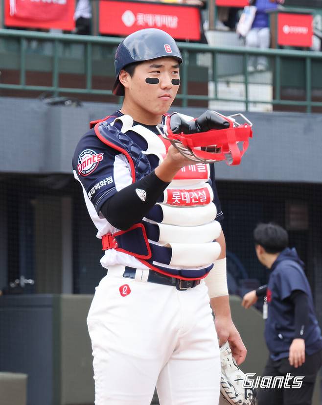 ▲ 롯데 손성빈 ⓒ롯데 자이언츠