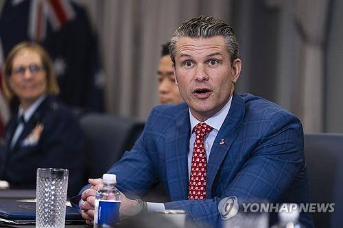 피트 헤그세스 미 국방장관 [AP 연합뉴스 자료사진. 재판매 및 DB 금지]