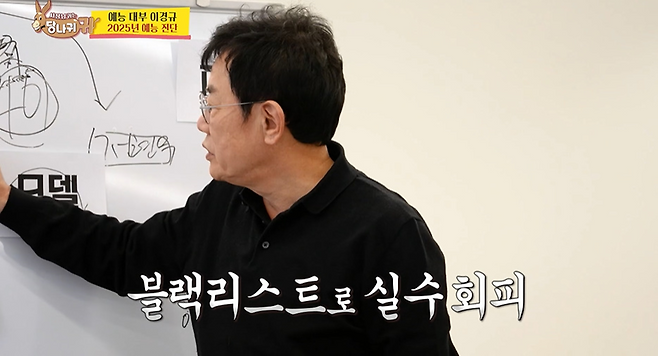 이경규가 뽑은 예능 출연 블랙 리스트 연예인들ㅋㅋ