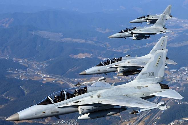 한국항공우주산업(KAI) FA-50 경공격기. 사진=연합뉴스