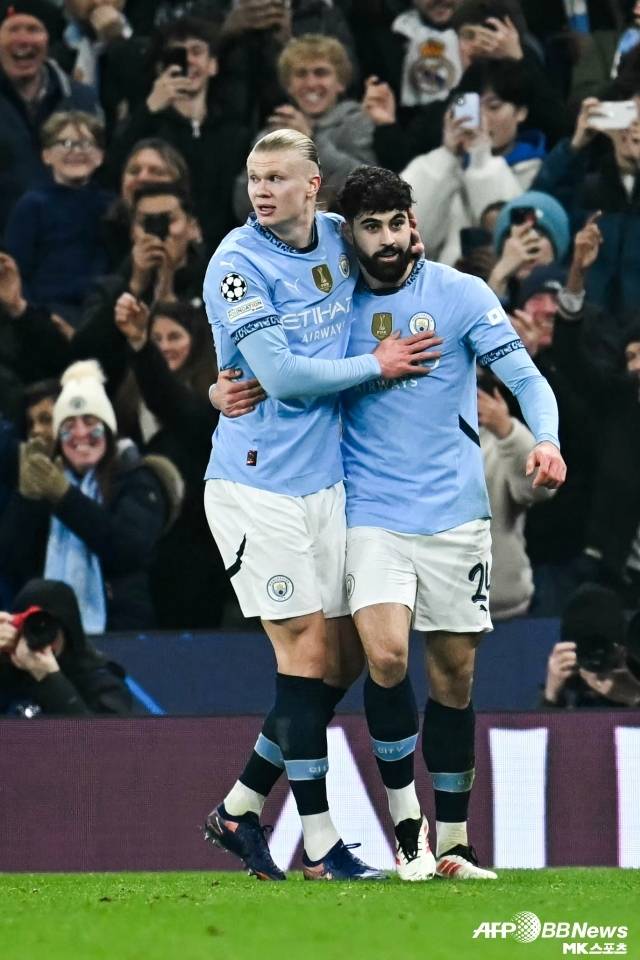 맨시티는 다 잡은 승리를 놓쳤다. 안첼로티 감독의 경기 막판 전술 변화에 당하며 결국 통한의 역전패했다. 홀란드가 레알을 상대로 맹활약했지만 결국 수비가 문제였다. 사진(맨체스터 영국)=AFPBBNews=News1