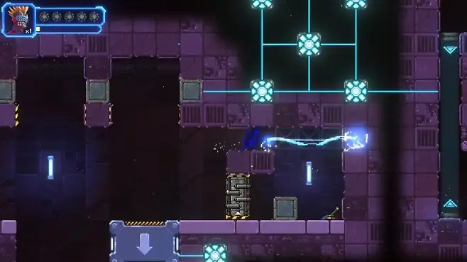 ▲ 수트의 에너지는 이동하거나 무기를 사용할 때마다 줄어들고, 수트가 벗겨진 케빈은 개복치 같으니 주의