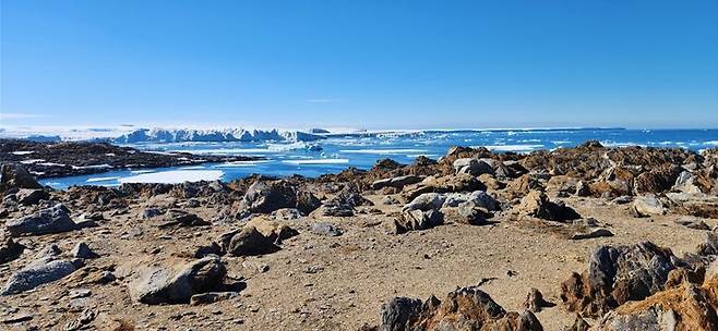2025년 1월의 장보고기지 주변 모습. 극지연구소 제공
