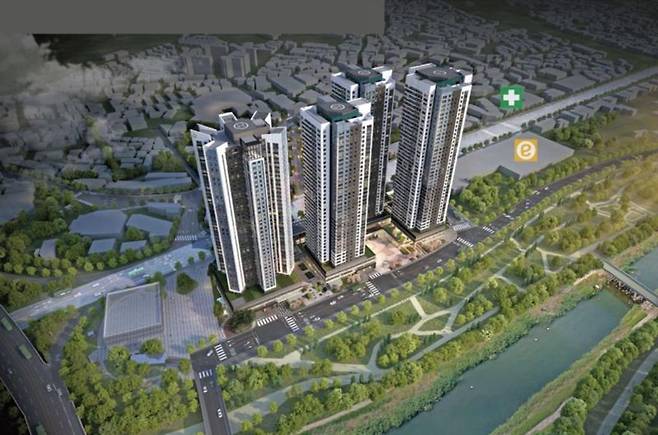 경기 광주시 경안2지구 도시개발사업 조감도. 광주시 제공