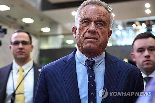 보건장관 취임 앞둔 로버트 케네디 주니어 [AFP 연합뉴스 자료사진.재판매 및 DB금지]