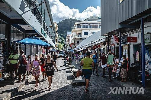 세이셸 수도 빅토리아 시내 전경 [신화 연합뉴스 자료사진. 재판매 및 DB 금지]