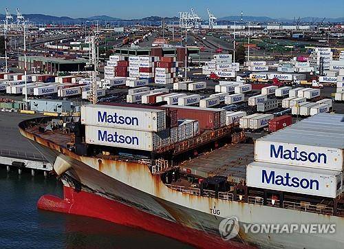 미국 오클랜드항 (AFP=연합뉴스)