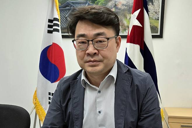 유성준 코트라 아바나무역관장 [촬영 이재림 특파원]