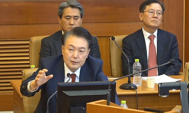 13일 서울 종로구 헌법재판소에서 열린 윤석열 대통령 탄핵심판 8차 변론이 열렸다. 헌법재판소 제공